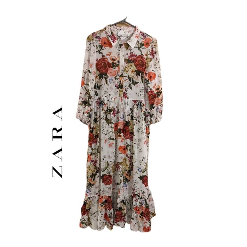 Zara/Maxi Floral Dress Sz S